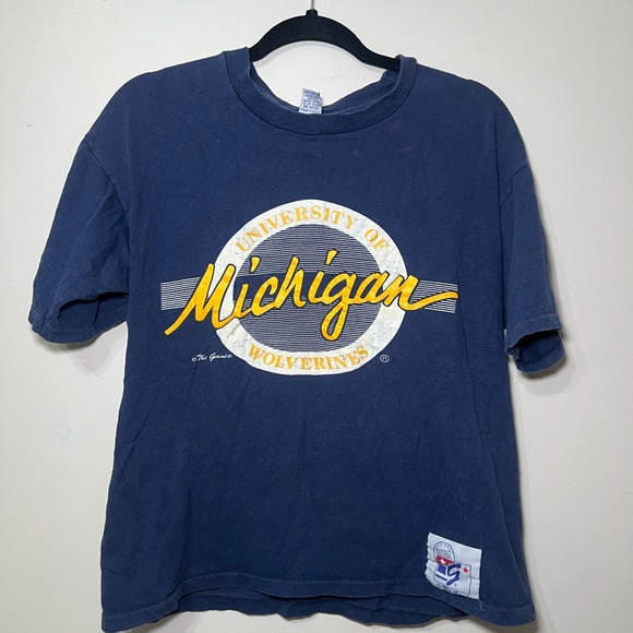 The Game Tops - Vintage University of Michigan Wolverines T-Shirt